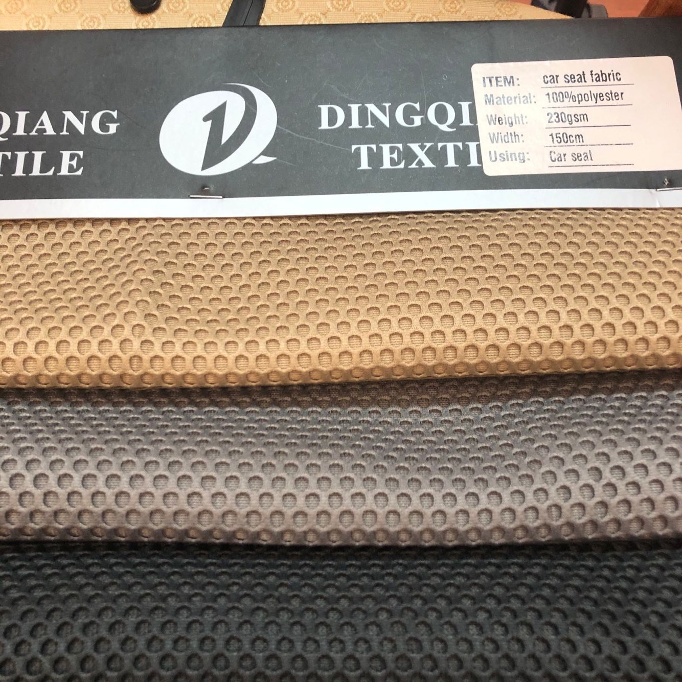 100% Polyester Warp Mesh Fabric for Bus Upholster Fabric